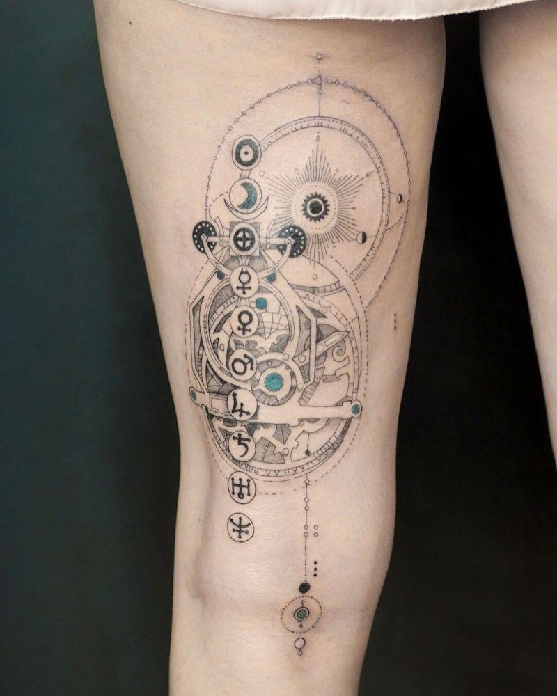 30 Awesome Astronomy Tattoos to Inspire You