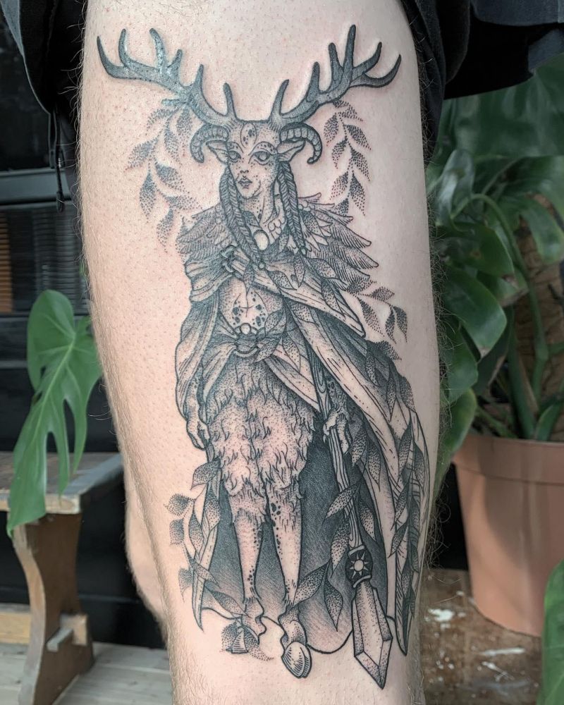 30 Awesome Cernunnos Tattoos You Must Try
