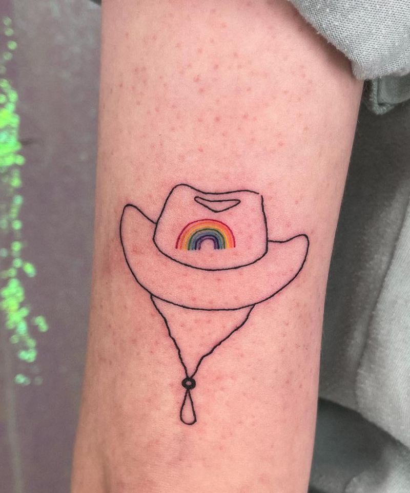 30 Unique Cowboy Hat Tattoos You Will Love