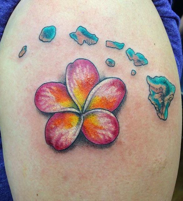 30 Awesome Hawaiian Islands Tattoos You Must Love