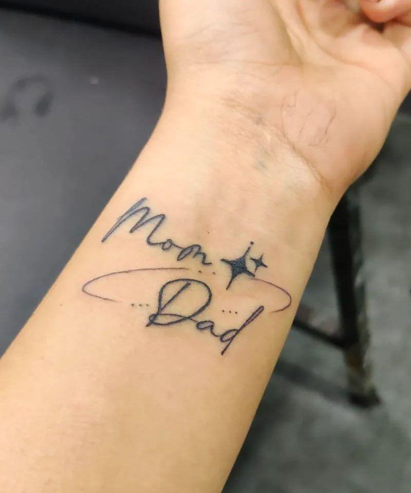 30 Great Mom Dad Tattoos For Your Inspiration