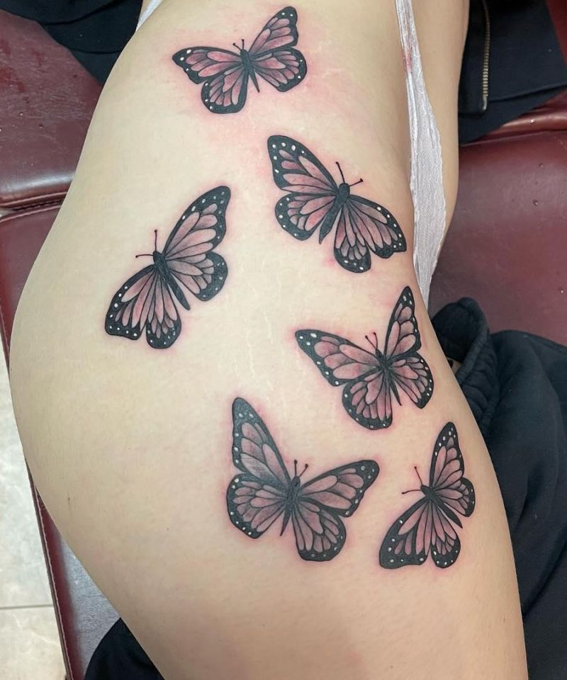 30 Pretty Monarch Butterfly Tattoos for Your Next Ink