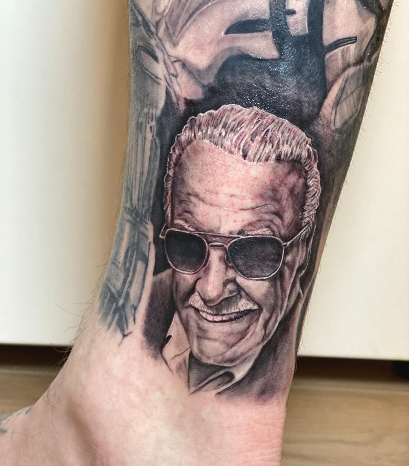 30 Awesome Stan Lee Tattoos to Inspire You