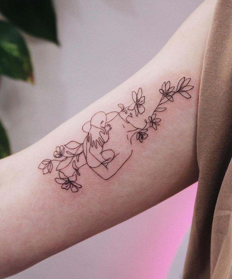 30 Pretty Breastfeeding Tattoos You Will Love