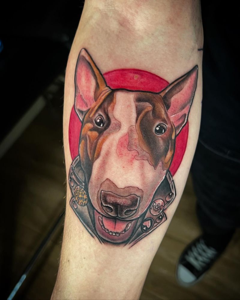 30 Unique Bull Terrier Tattoos You Must Love