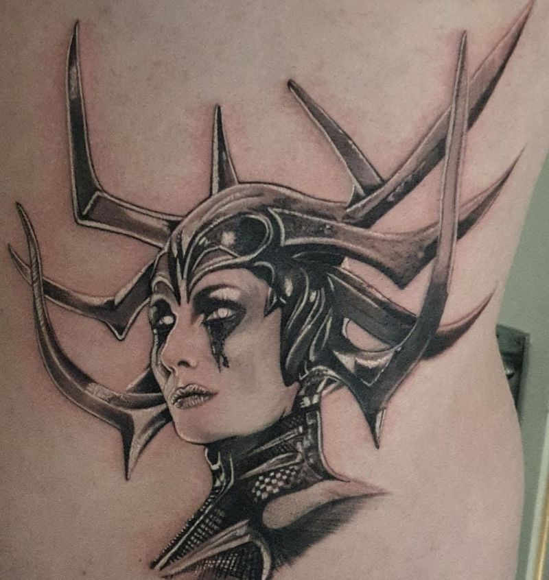 30 Awesome Hela Tattoos to Inspire You