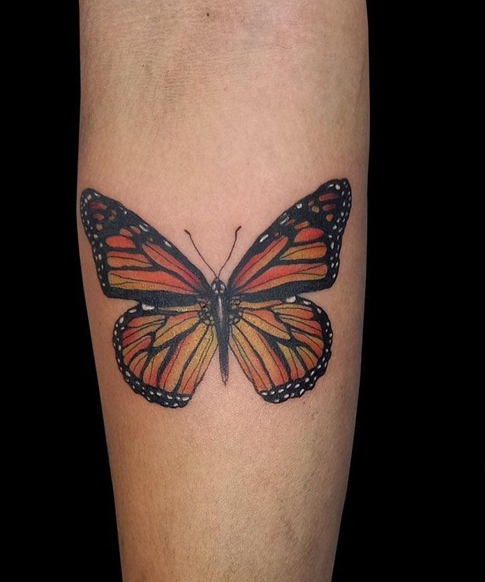 30 Pretty Monarch Butterfly Tattoos for Your Next Ink