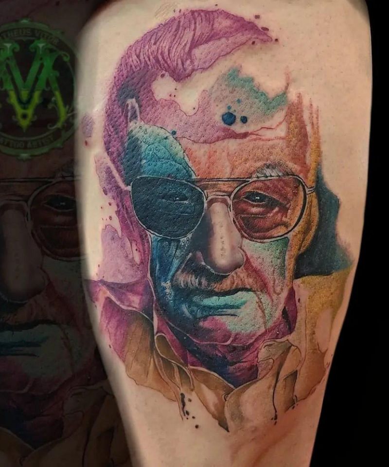 30 Awesome Stan Lee Tattoos to Inspire You