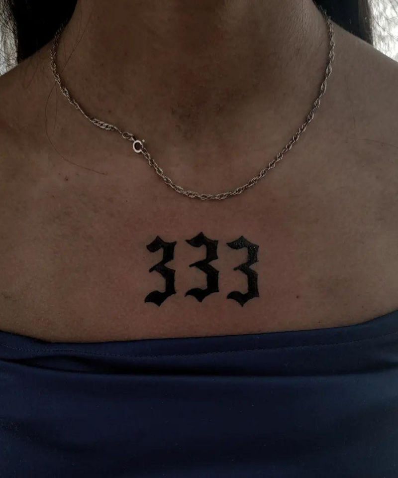 30 Unique 333 Tattoos You Can Copy