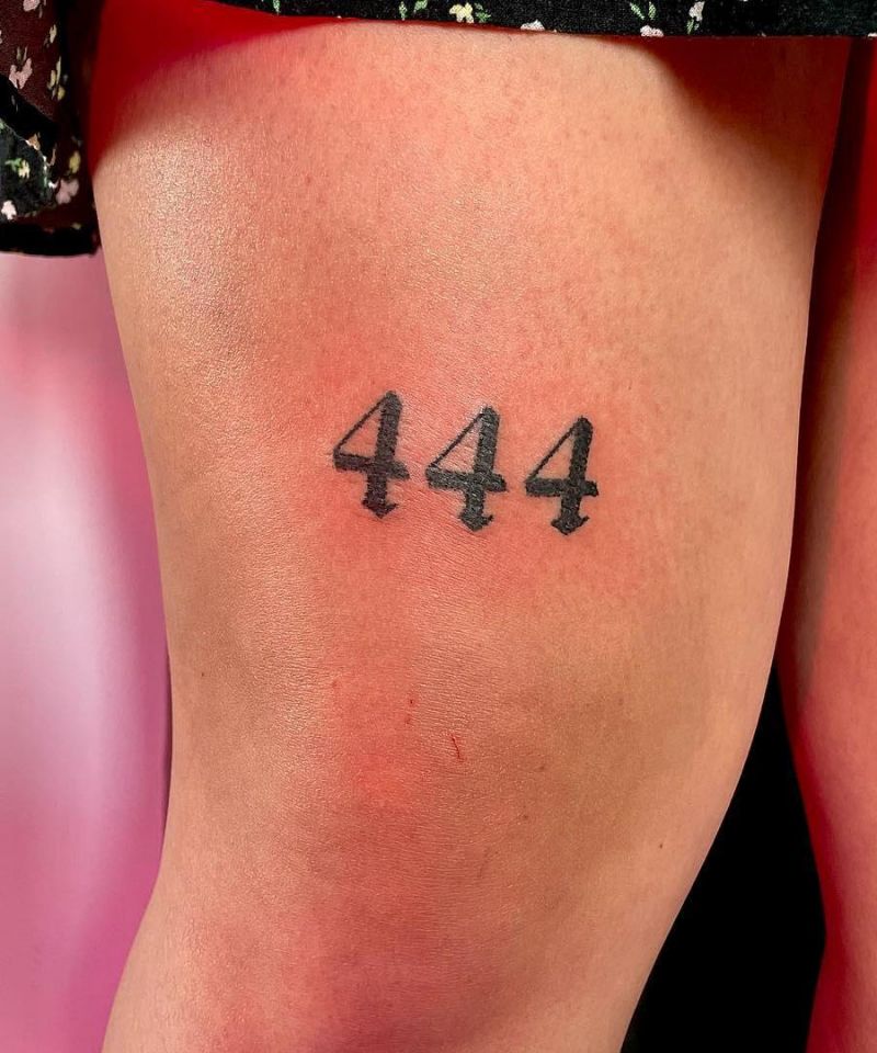 30 Unique 444 Tattoos for Your Next Ink