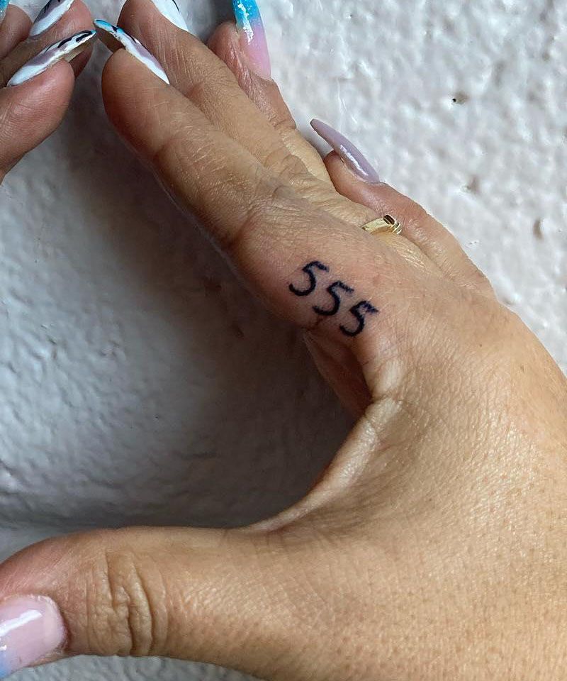 20 Unique 555 Tattoos You Will Love