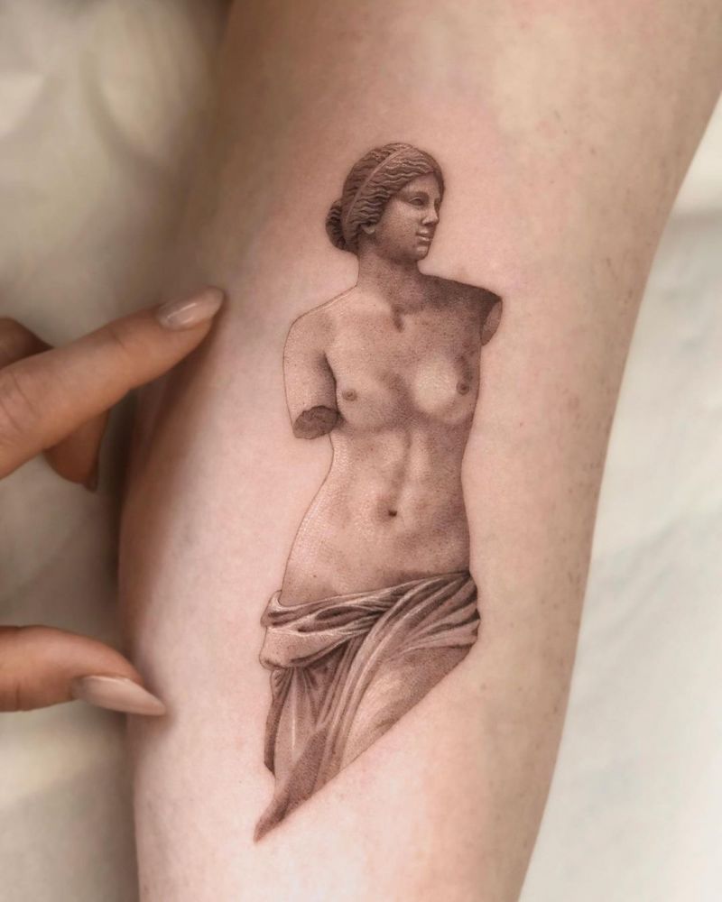 30 Pretty Aphrodite Tattoos You Must Love