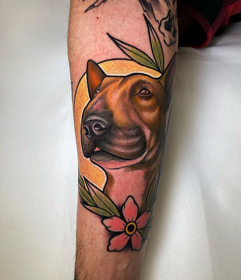 30 Unique Bull Terrier Tattoos You Must Love