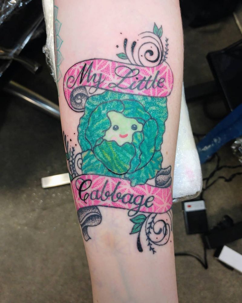 30 Unique Cabbage Tattoos You Can Copy