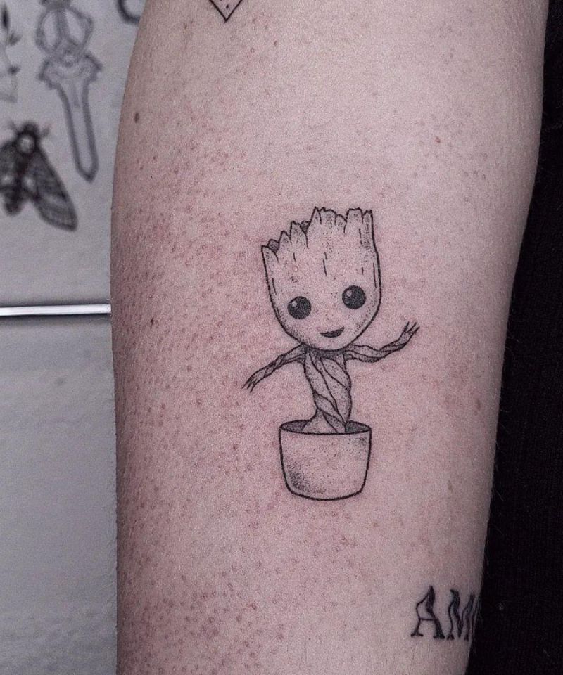 30 Awesome Groot Tattoos You Can Copy