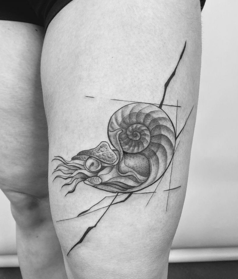 30 Awesome Nautilus Tattoos for Your Next Ink