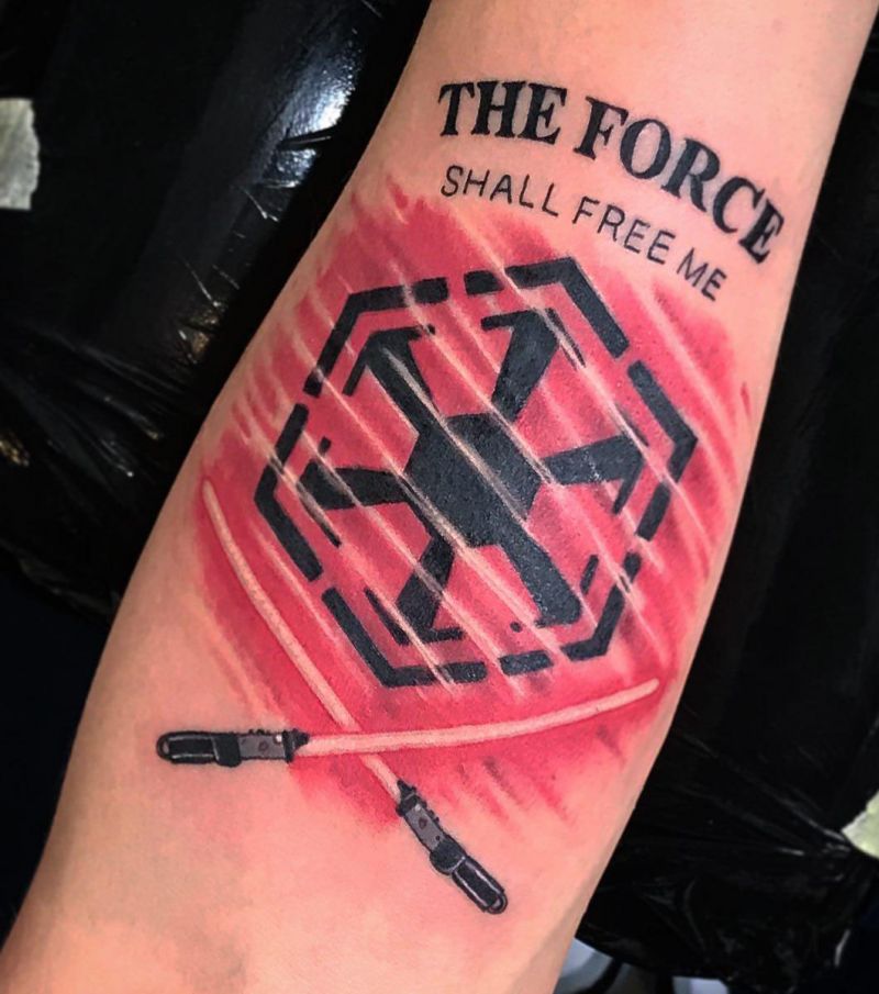 30 Amazing Sith Symbol Tattoos You Must Love