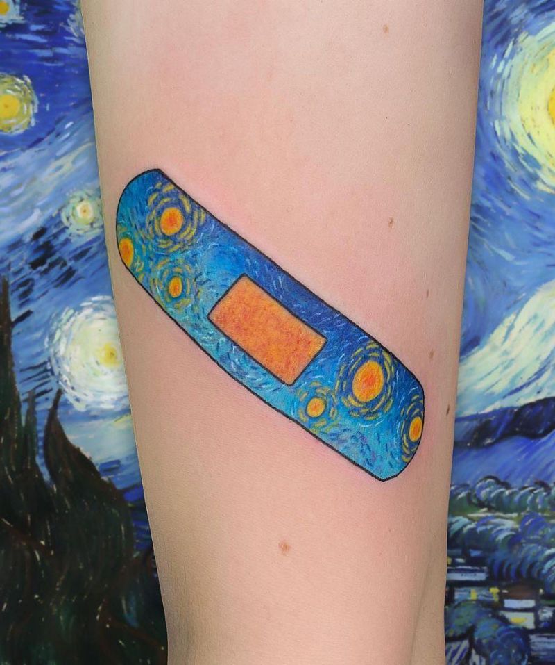 30 Awesome Starry Night Tattoos to Inspire You