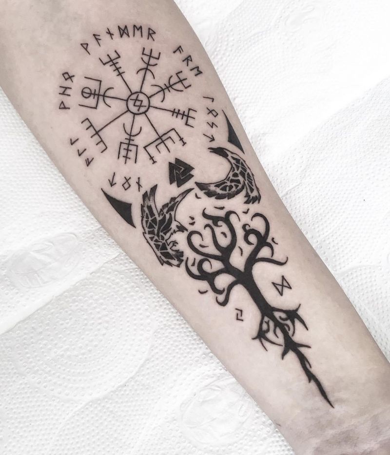 30 Awesome Yggdrasil Tattoos You Will Love