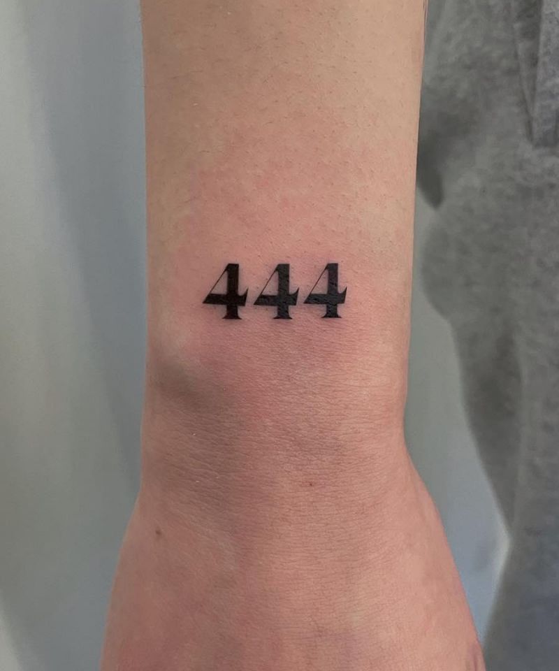 30 Unique 444 Tattoos for Your Next Ink