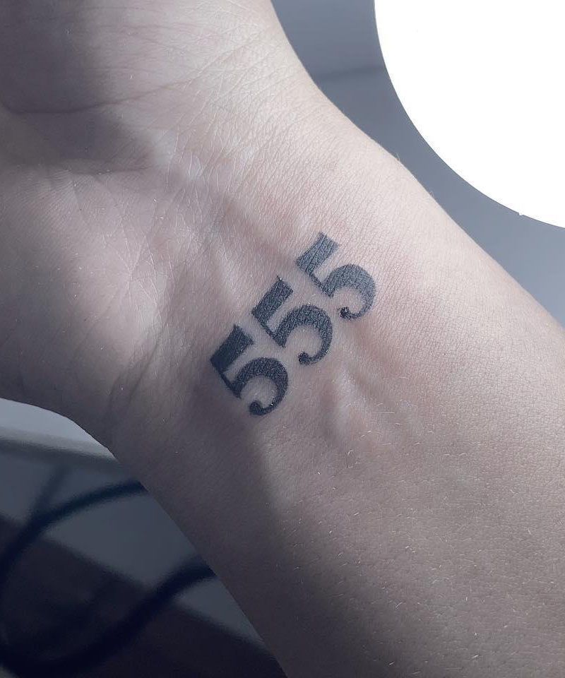 20 Unique 555 Tattoos You Will Love