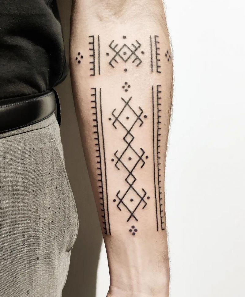 30 Unique Amazigh Tattoos to Inspire You