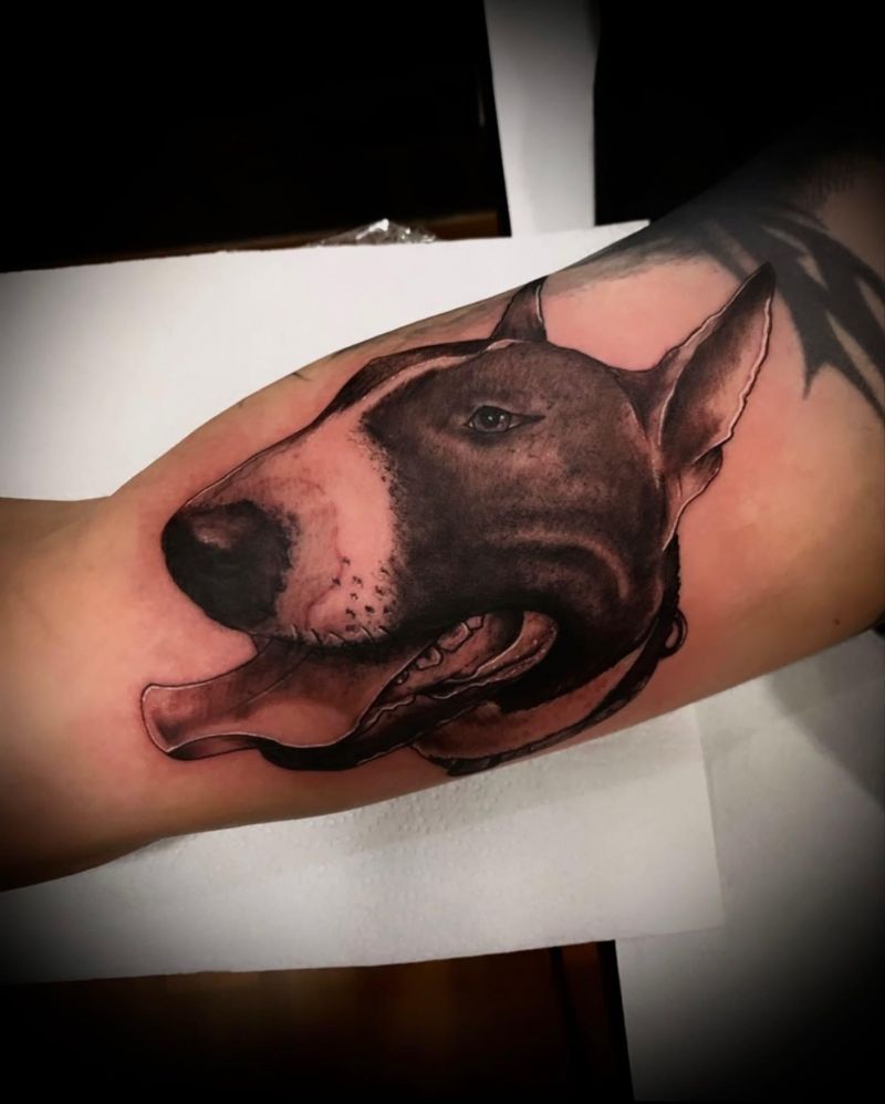 30 Unique Bull Terrier Tattoos You Must Love