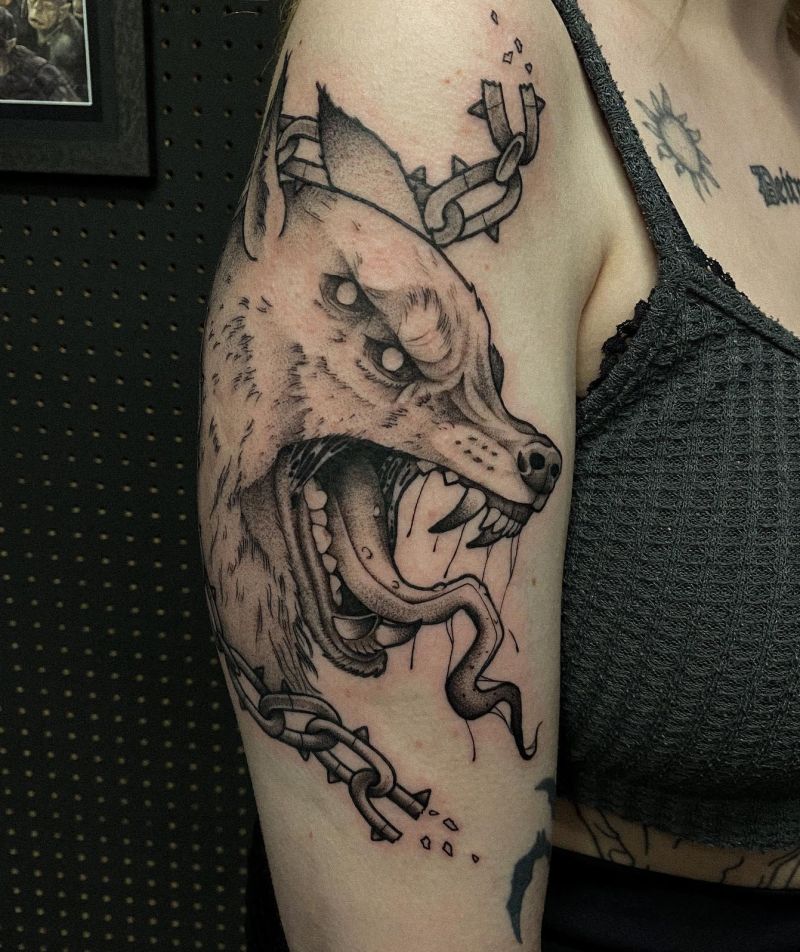 30 Awesome Fenrir Tattoos You Must Love