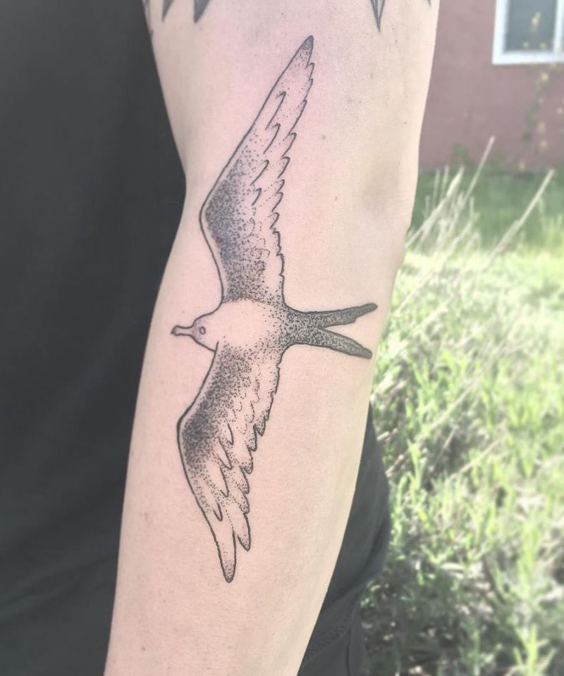 15 Pretty Frigate Bird Tattoos to Inspire You