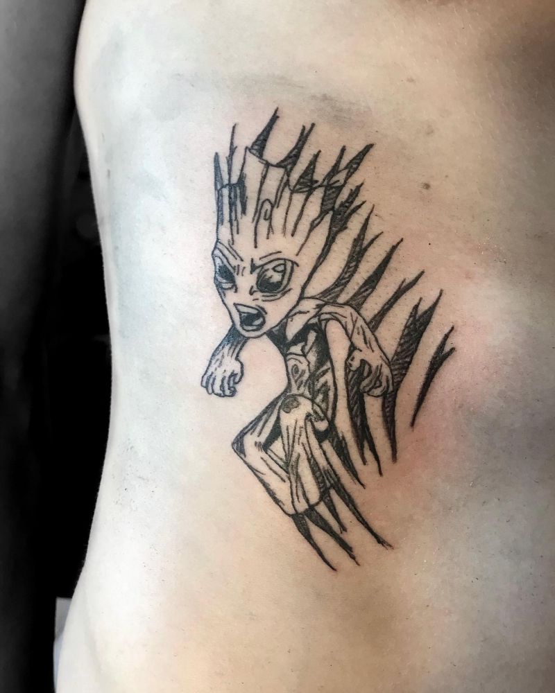 30 Awesome Groot Tattoos You Can Copy