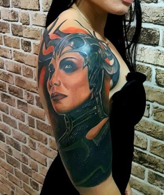 30 Awesome Hela Tattoos to Inspire You