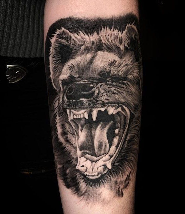 30 Awesome Hyena Tattoos You Can Copy