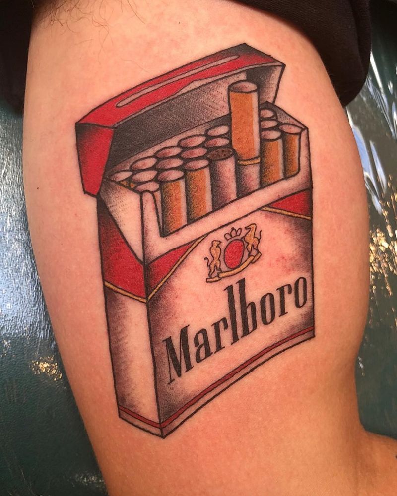 30 Unique Marlboro Tattoos You Will Love