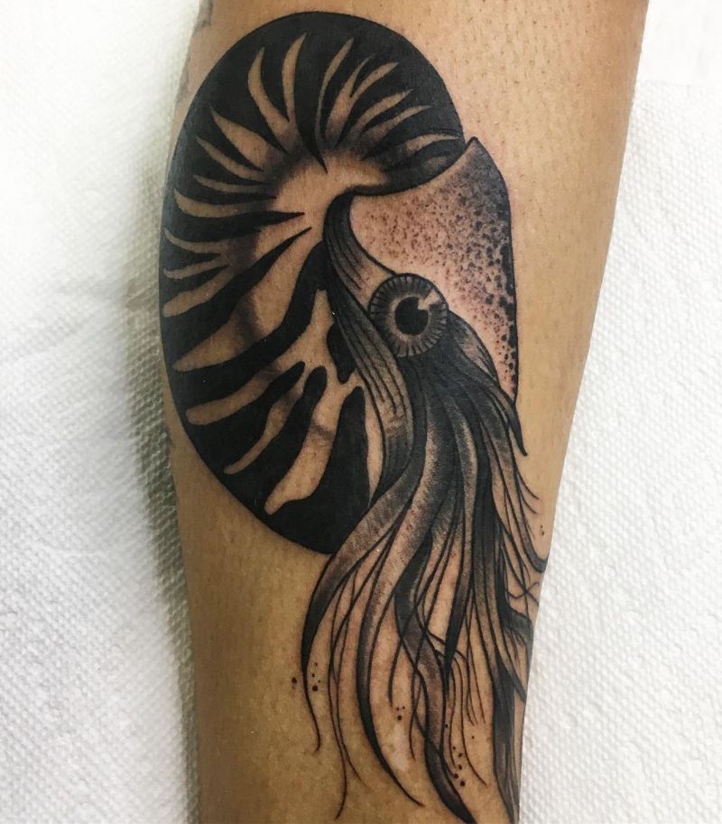 30 Awesome Nautilus Tattoos for Your Next Ink