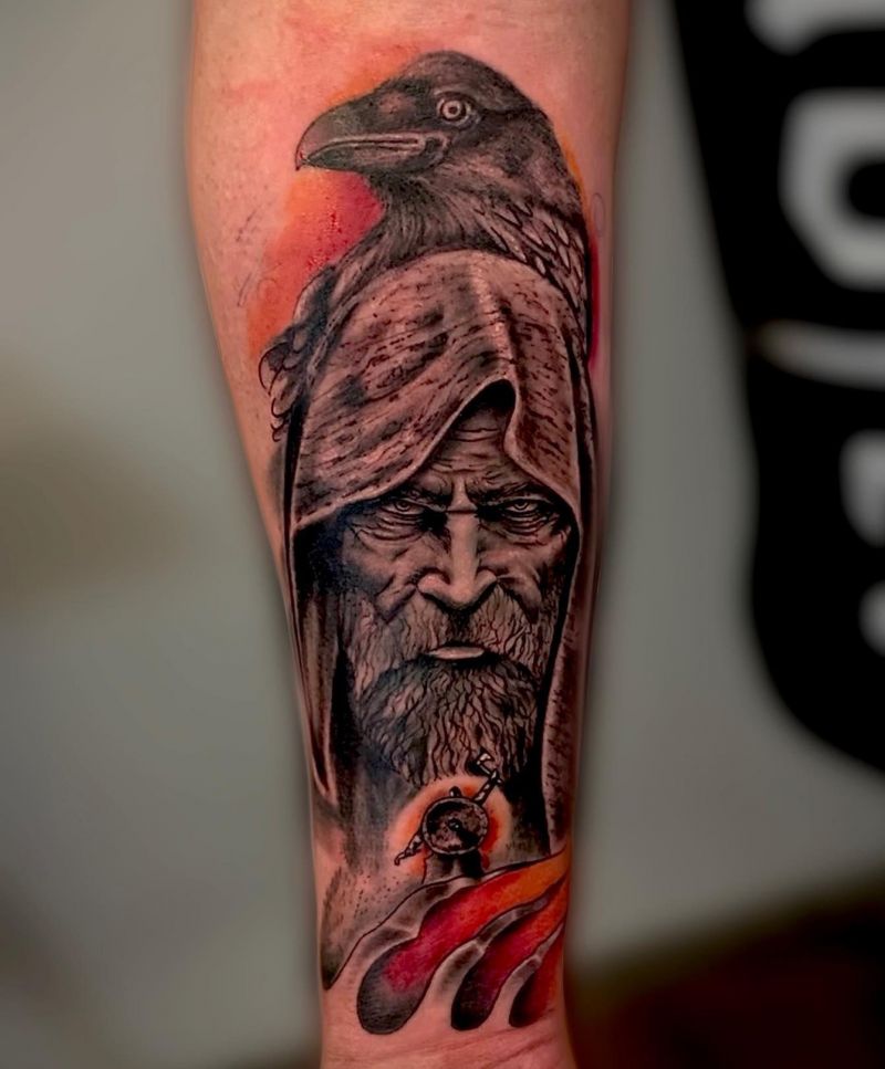 30 Awesome Odin Tattoos You Must Love