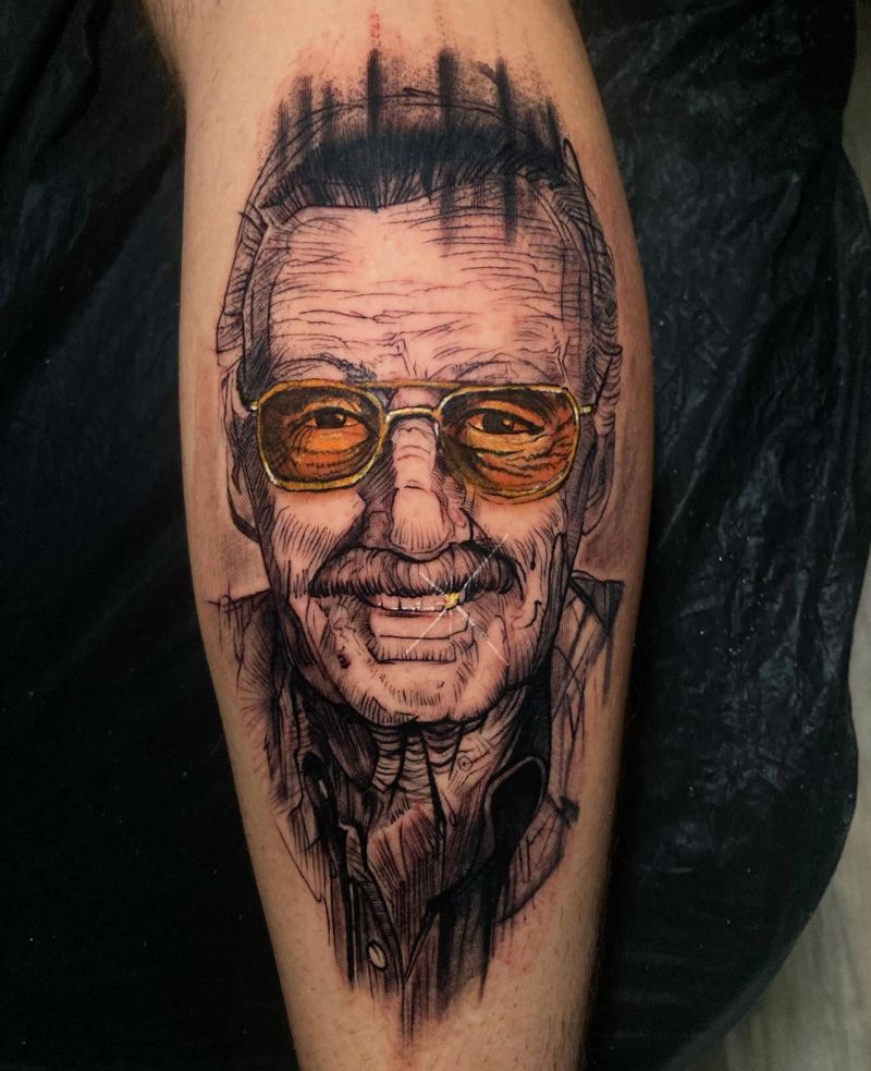 30 Awesome Stan Lee Tattoos to Inspire You