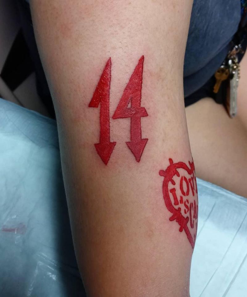 20 Unique 14 Tattoos You Will Love