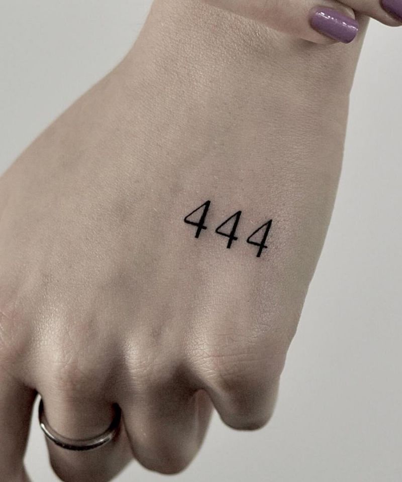 30 Unique 444 Tattoos for Your Next Ink