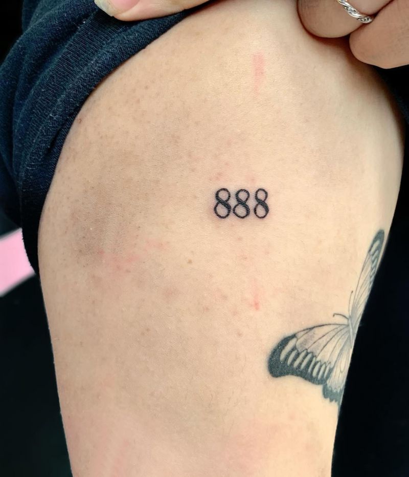 20 Awesome 888 Tattoos You Will Love