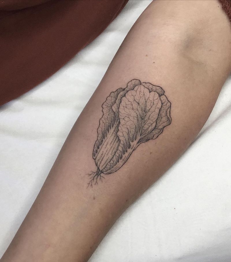 30 Unique Cabbage Tattoos You Can Copy