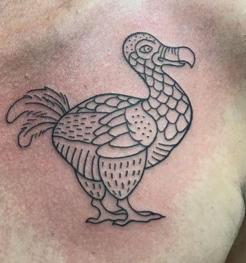 30 Awesome Dodo Tattoos You Will Love