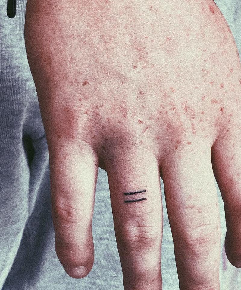 20 Unique Equal Sign Tattoos You Can Copy