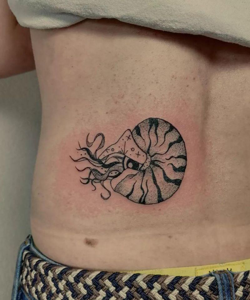 30 Awesome Nautilus Tattoos for Your Next Ink