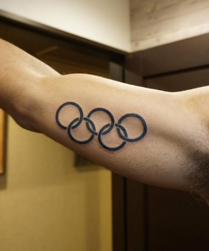 30 Pretty Olympic Tattoos You Must Try