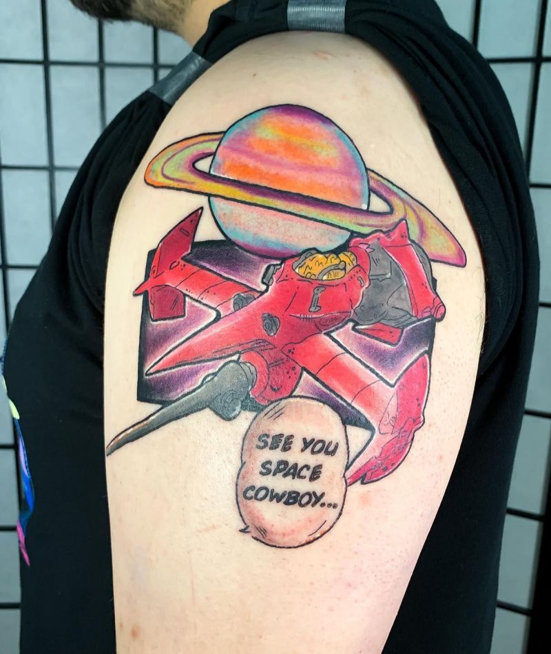 30 Gorgeous Spaceship Tattoos Make You Attractive