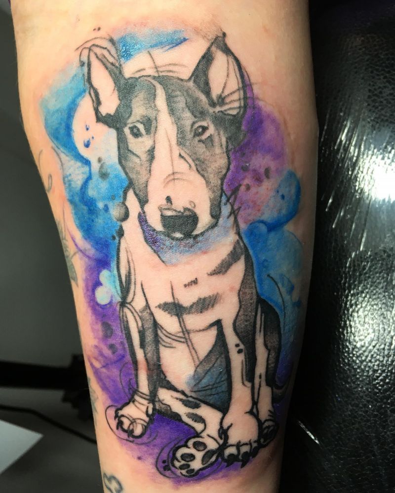 30 Unique Bull Terrier Tattoos You Must Love