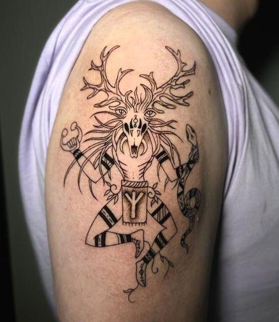 30 Awesome Cernunnos Tattoos You Must Try