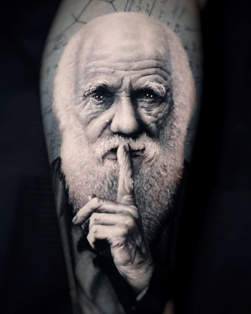 30 Great Darwin Tattoos for Your Next Ink