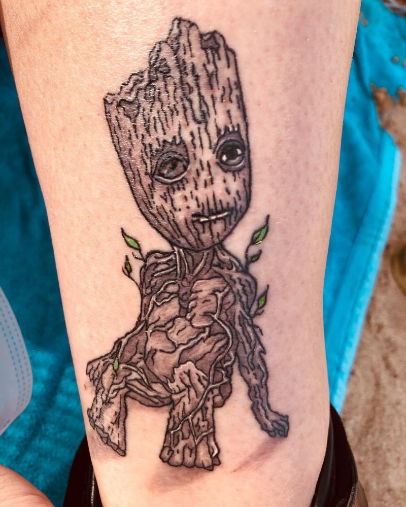 30 Awesome Groot Tattoos You Can Copy