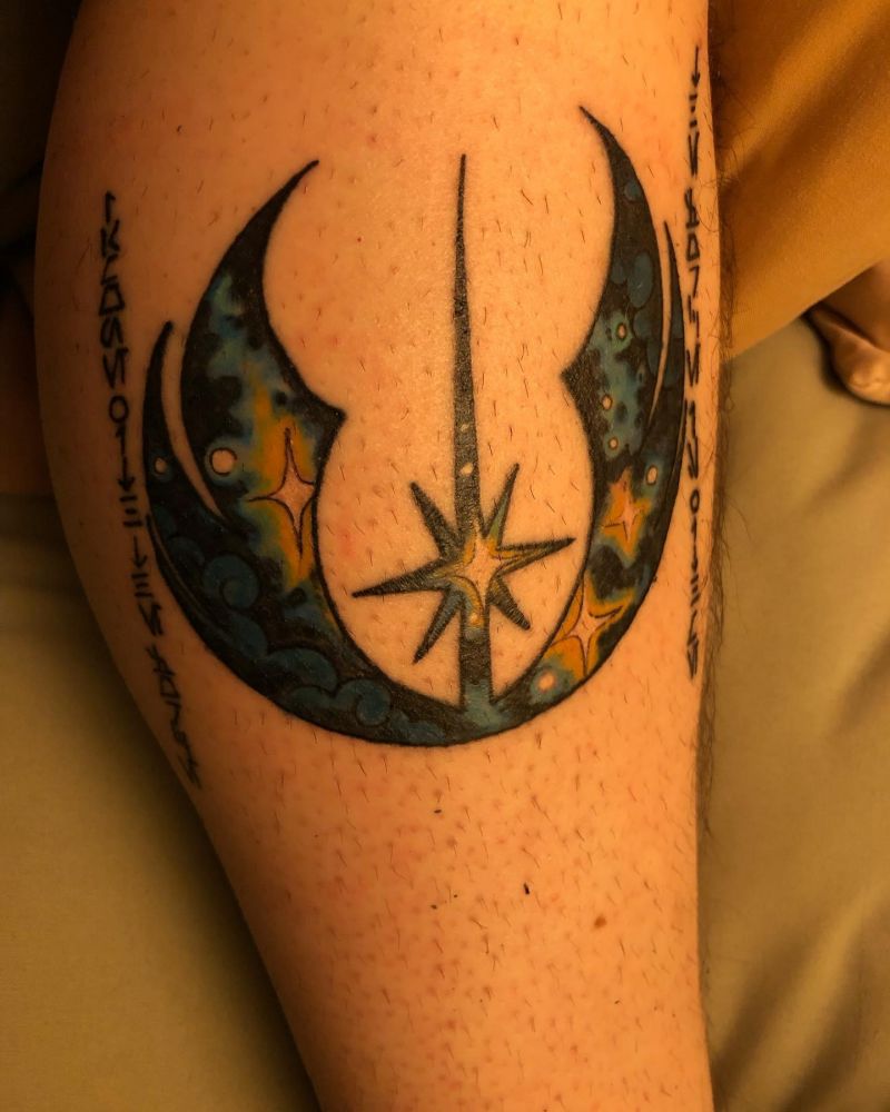 30 Amazing Jedi Order Tattoos to Inspire You